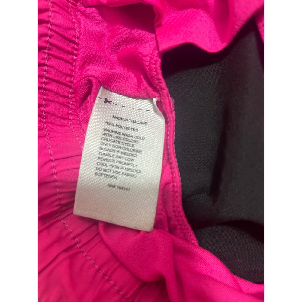 Reebok PlayDry Running Shorts Womens XL Black Pink Perforated Athletic Gym - Picture 7 of 9